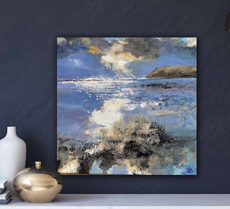 Reflections on a Storm Beach - Sally Bassett