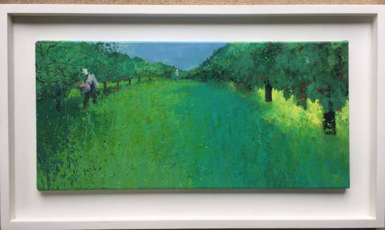 Picking the Apple Harvest. - Sally Bassett