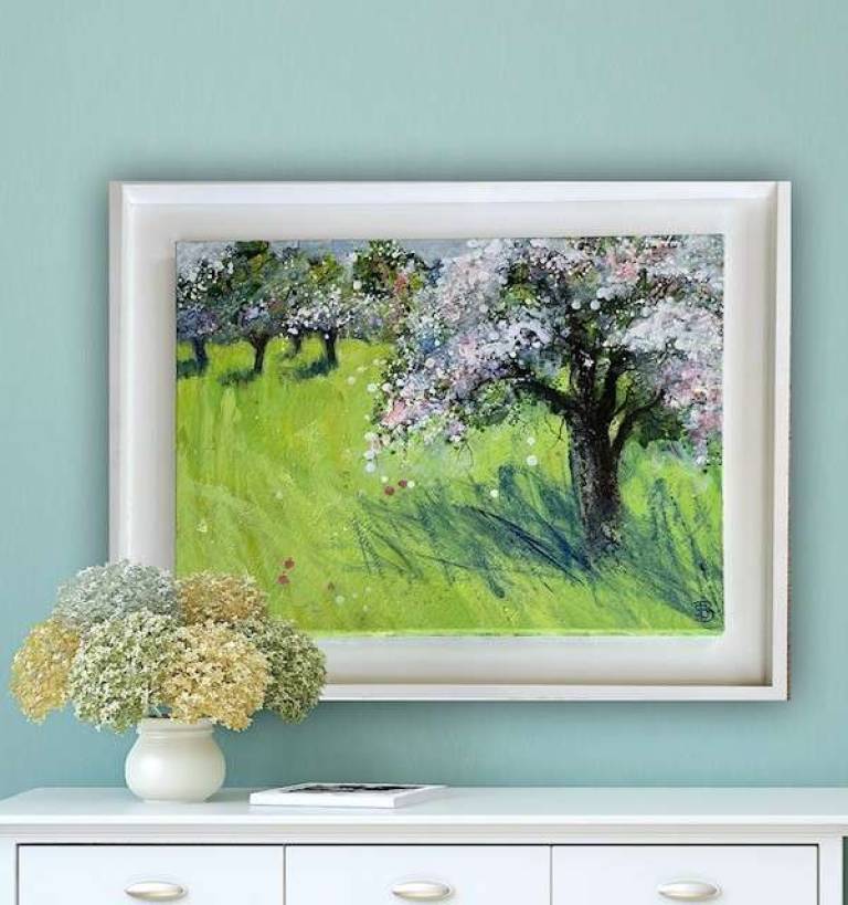 Apple Blossom in a Wild Orchard - Sally Bassett