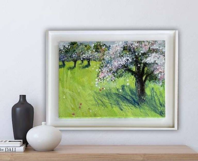 Apple Blossom in a Wild Orchard - Sally Bassett