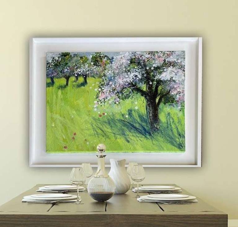 Apple Blossom in a Wild Orchard - Sally Bassett