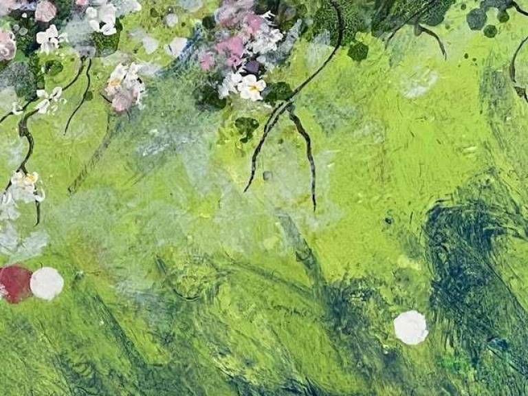 Apple Blossom in a Wild Orchard - Sally Bassett