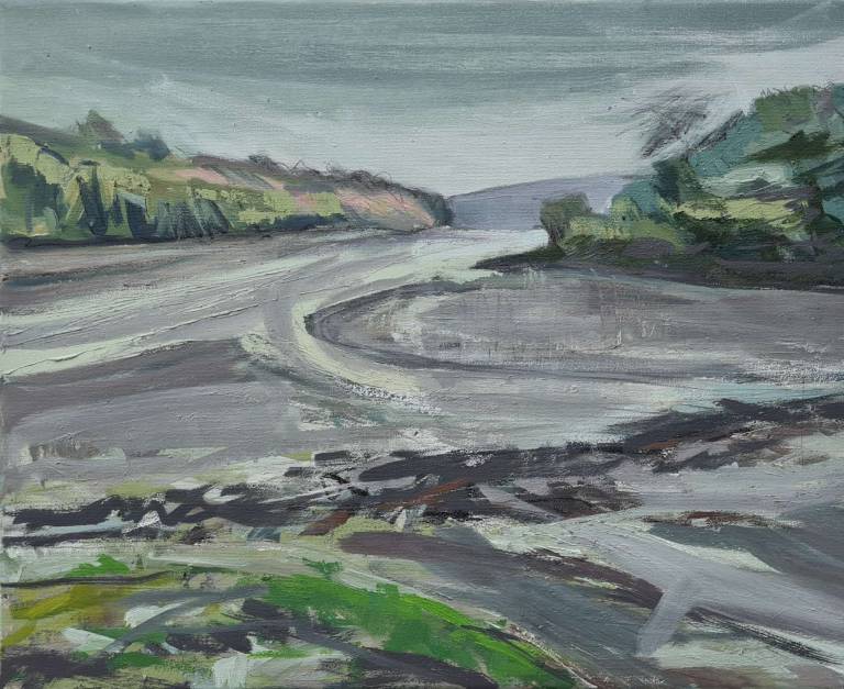Helford River low tide mud carvings, Scott’s Quay - Sophie Velzian