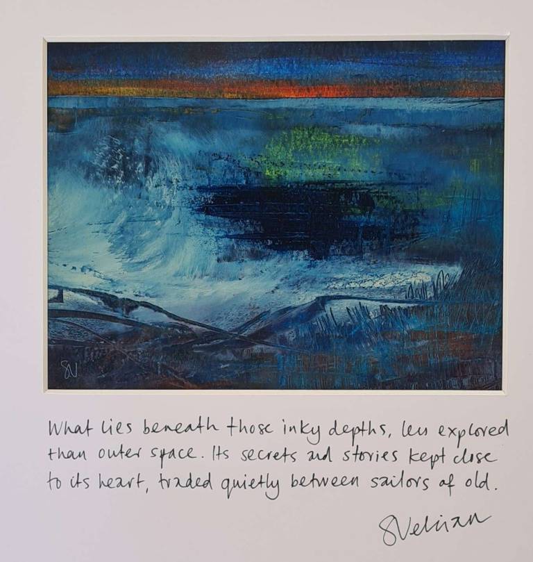 What lies beneath those inky depths - Sophie Velzian