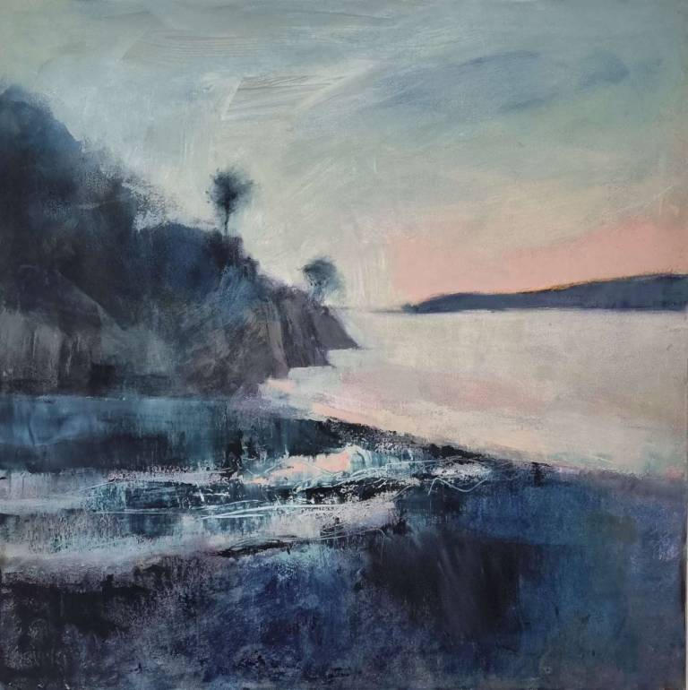 Reflections, early morning low tide, Durgan - Sophie Velzian