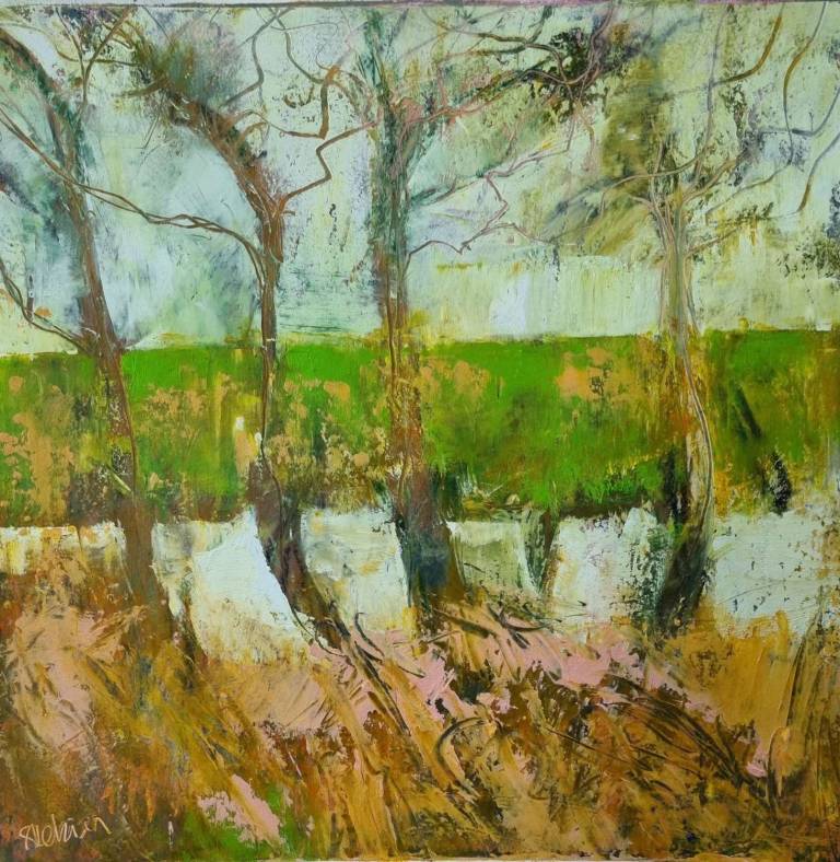 Autumn trees dancing by the Helford - Sophie Velzian