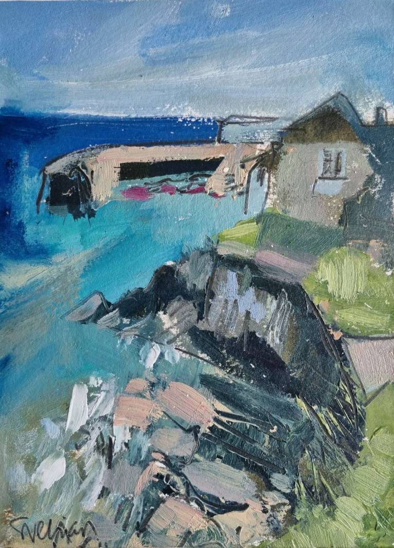 Post Office and Harbour, Coverack - Sophie Velzian