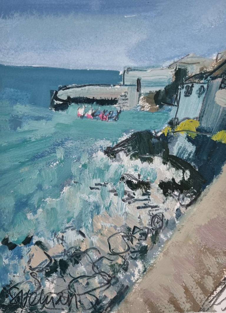 Breaking waves, Coverack - Sophie Velzian