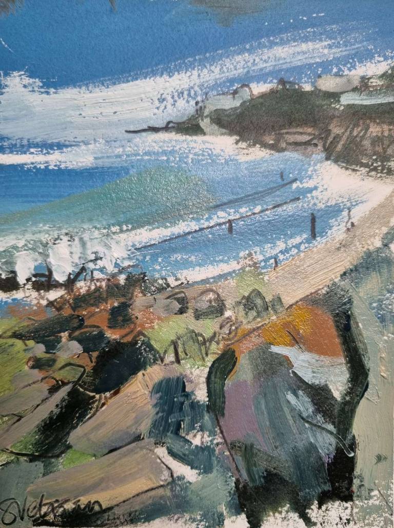 Across the bay, Coverack - Sophie Velzian