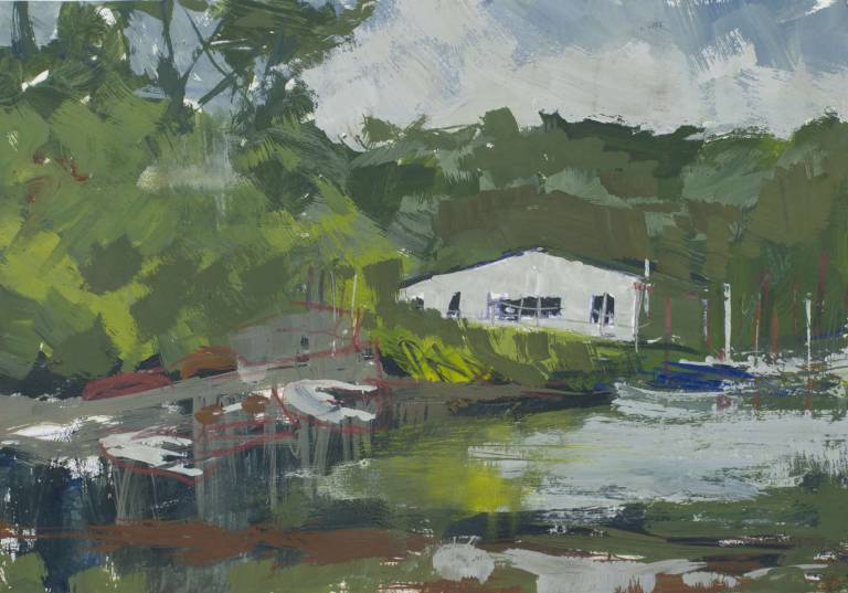 Port Navas Yacht Club, early Autumn - Sophie Velzian