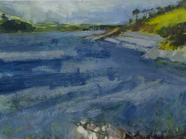 Blue musk and russets - Sophie Velzian