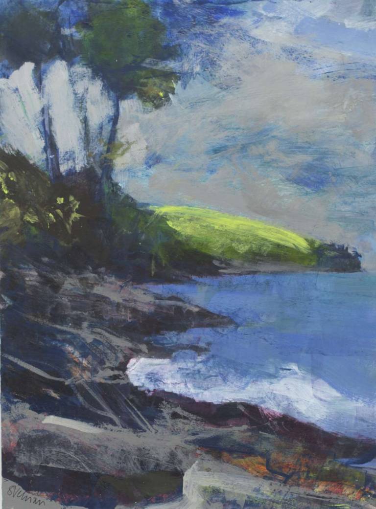 Sun on the hill above Grebe - Sophie Velzian