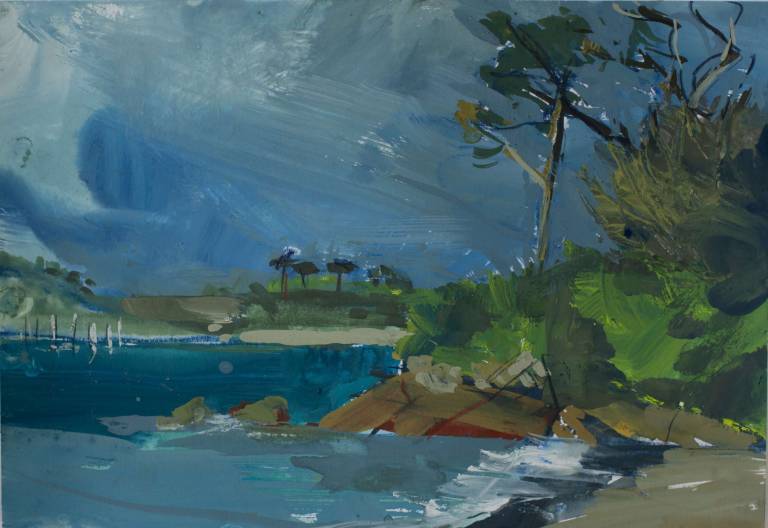 Helford trees over azurite - Sophie Velzian