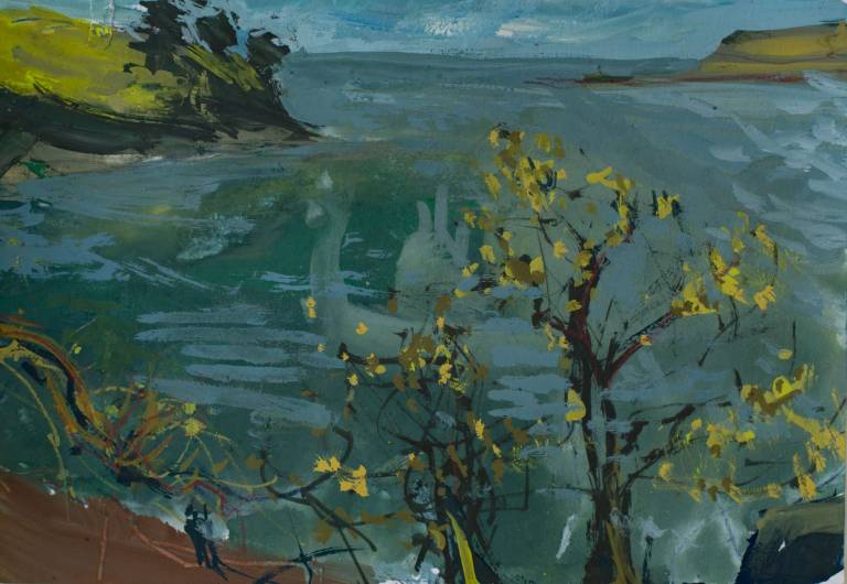The first leaves over Grebe - Sophie Velzian