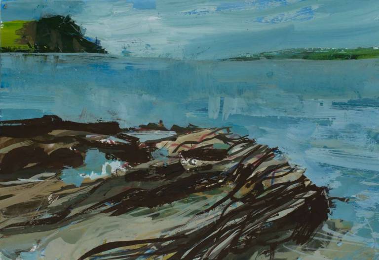 Scorched rocks and blue haze - Sophie Velzian