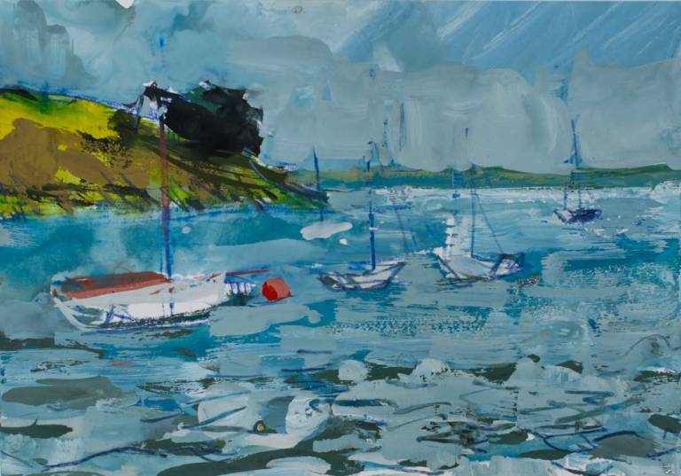 A line of boats - Sophie Velzian