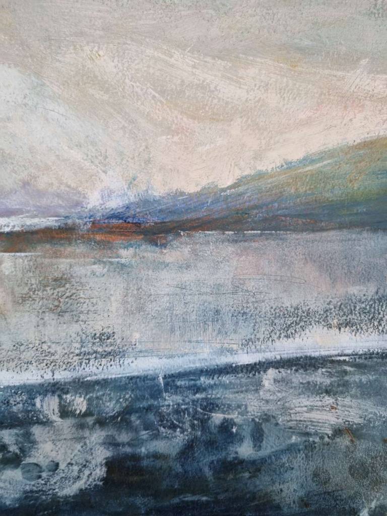 Winter light on Bar Beach, Helford River - Sophie Velzian