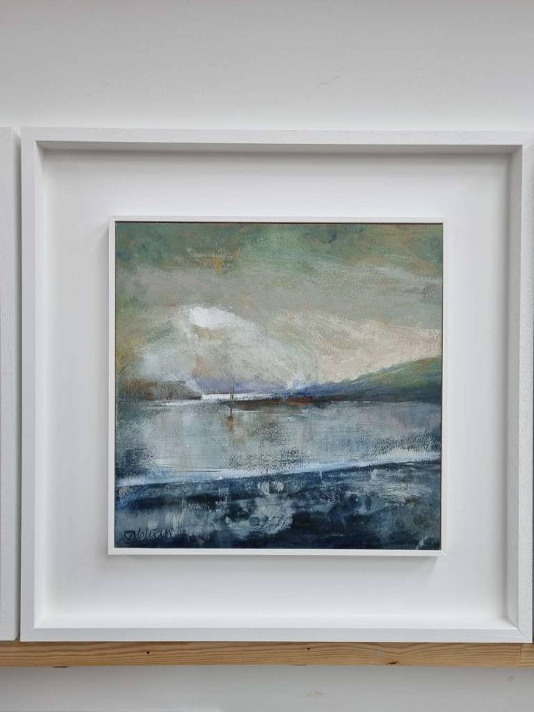 Winter light on Bar Beach, Helford River - Sophie Velzian