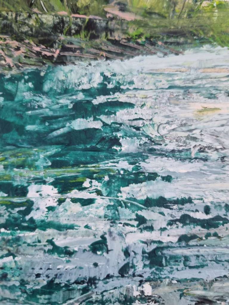 Emerald ripples at Grebe - Sophie Velzian