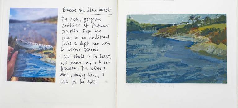 Russets and blue musk - Sophie Velzian