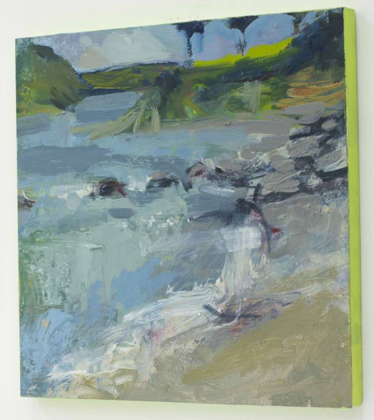 Lime over rocks at Durgan - Sophie Velzian