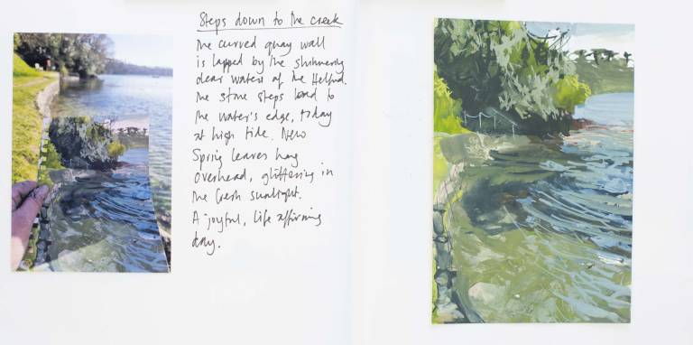 Steps down to the creek - Sophie Velzian