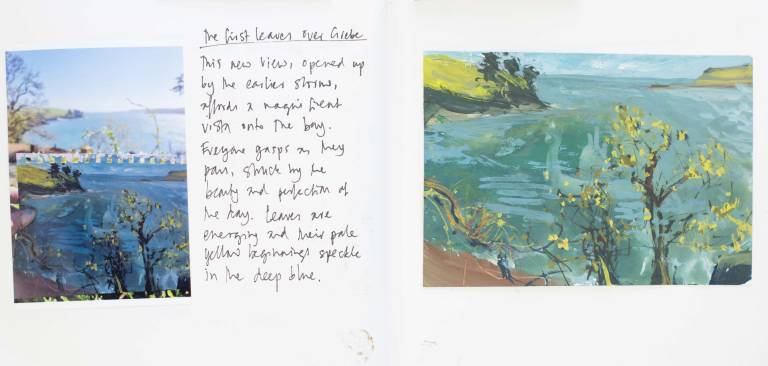 The first leaves over Grebe - Sophie Velzian