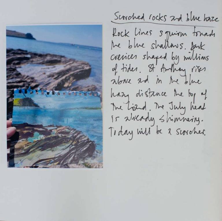 Scorched rocks and blue haze - Sophie Velzian