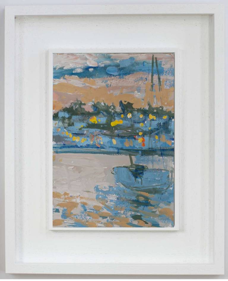 Harbour lights at dusk - Sophie Velzian