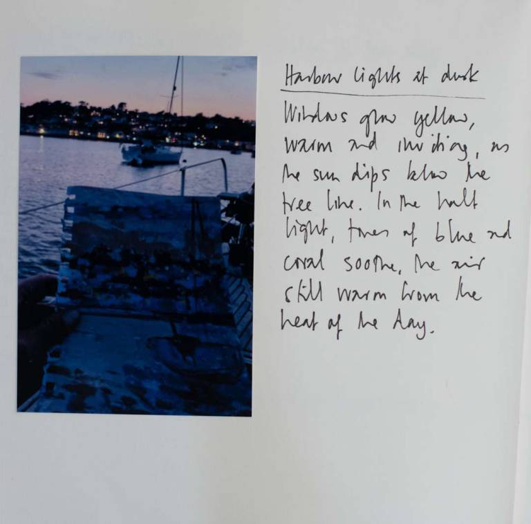 Harbour lights at dusk - Sophie Velzian