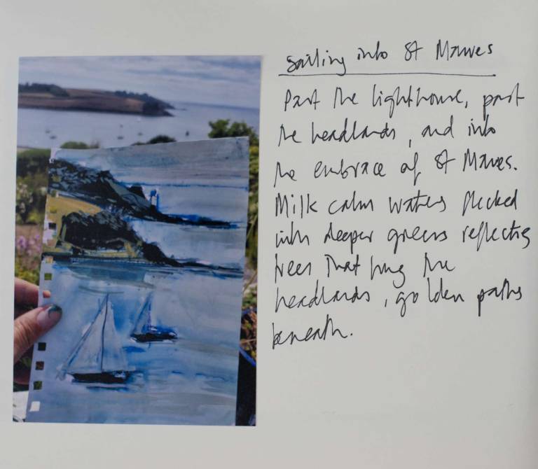 Sailing into St Mawes - Sophie Velzian
