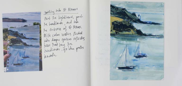 Sailing into St Mawes - Sophie Velzian
