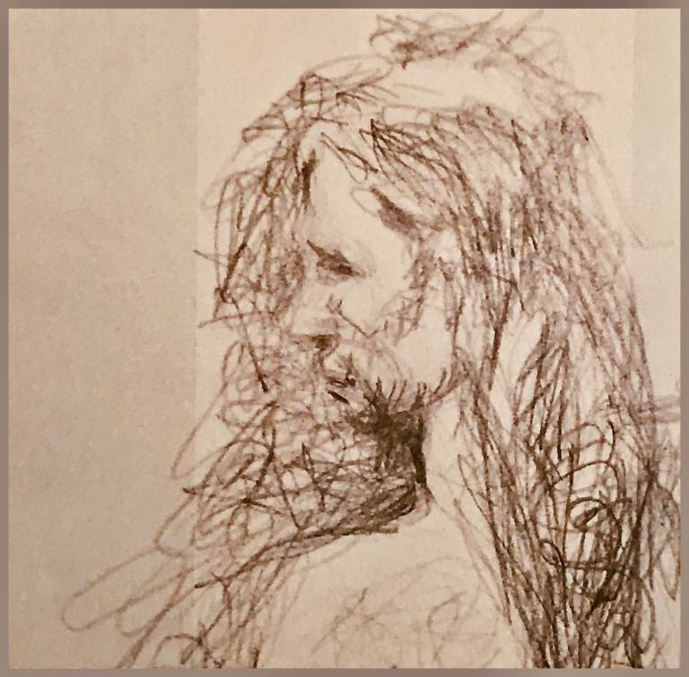 Quick Sketch Portrait of a Model - Lázaro