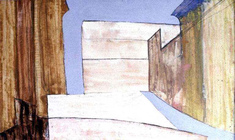 Monte Lupone, the small piazza, 1962 - Tom Cross