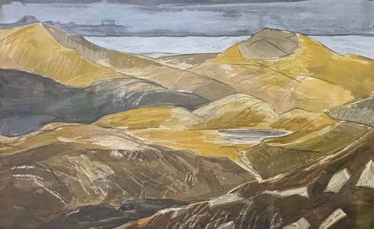 Two Peaks, Craig Y Grut and Craig Adern from Bryn Brith 1995 - Tom Cross