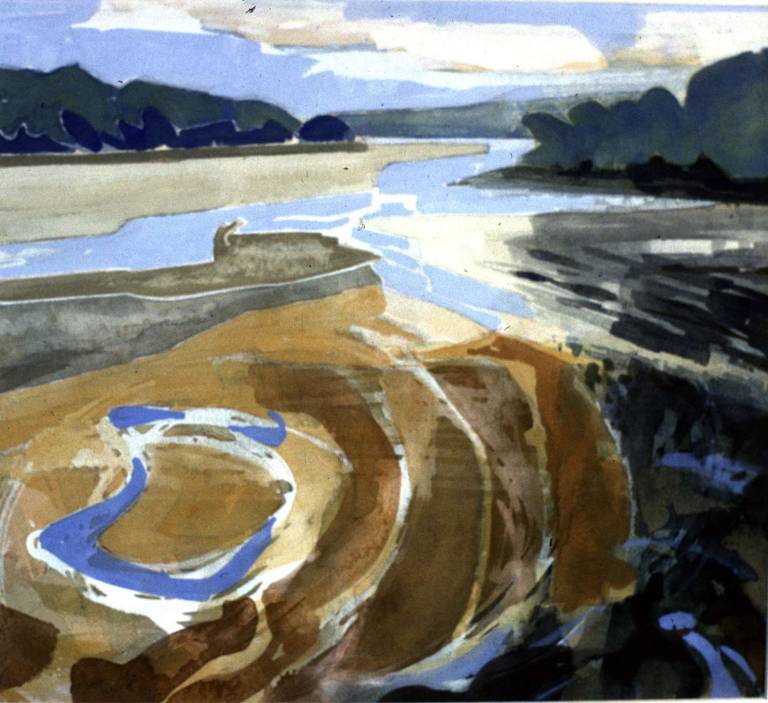 Scotts Quay, Low Water 1993 - Tom Cross