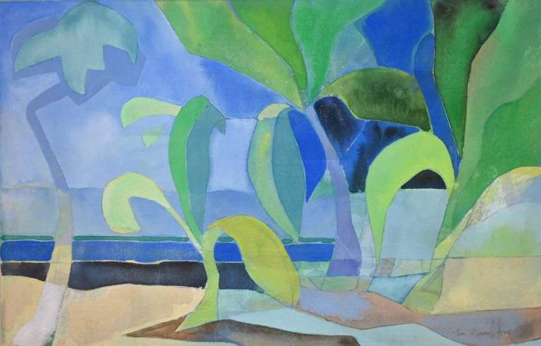 Tropical Shoreline 2 1985 - Tom Cross