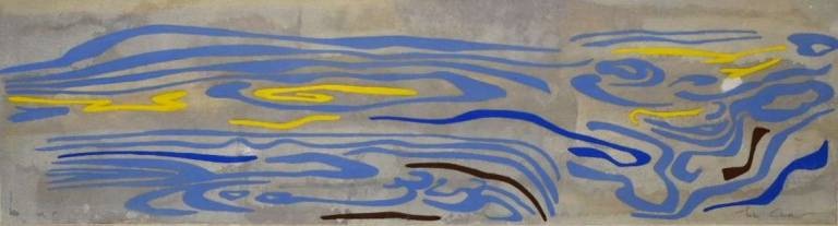 Preliminary design for a mural, St Anthony Head 1978 - Tom Cross