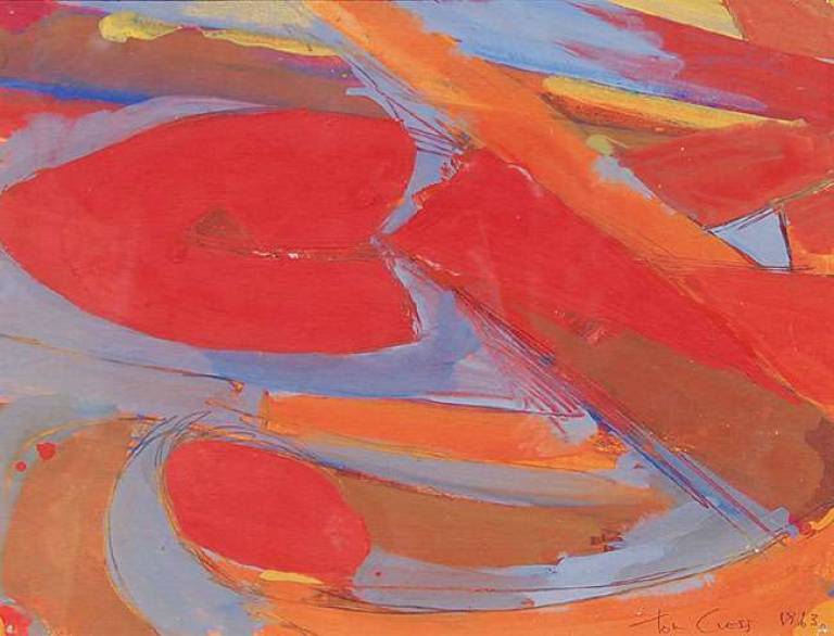 Red landscape 2 1963 - Tom Cross