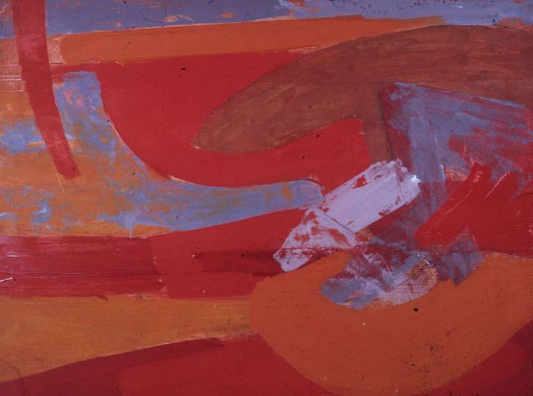 Red Landscape 1964 - Tom Cross