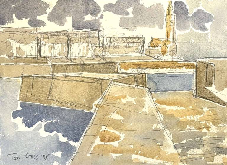 Porthleven Harbour 1995 - Tom Cross