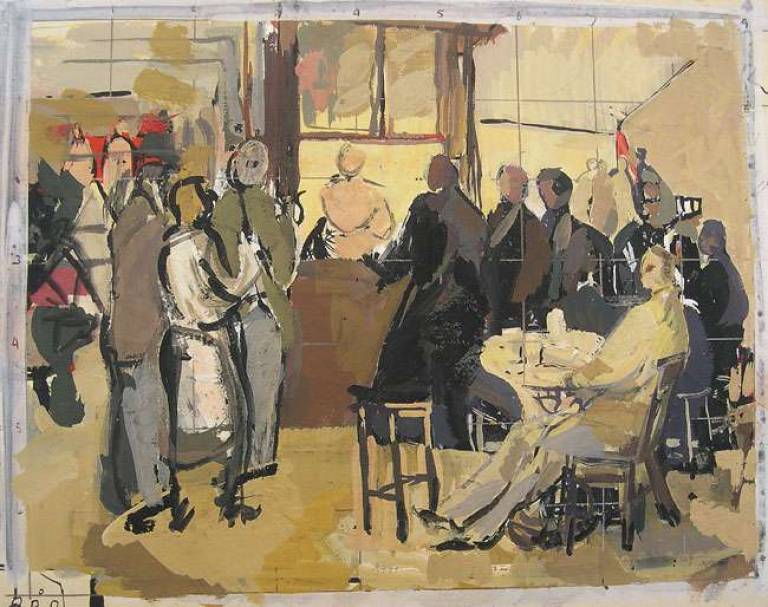 Preparatory Study for the Bar Parlour 1953 - Tom Cross