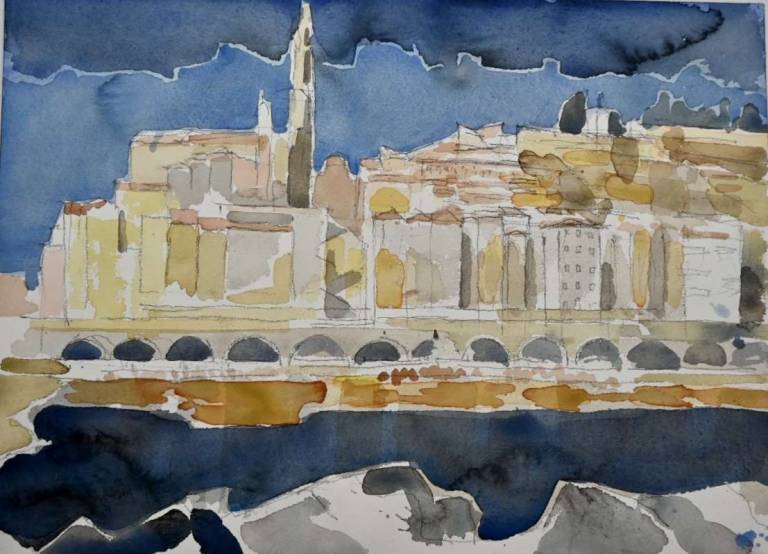 Untitled [View of Menton 1988] - Tom Cross