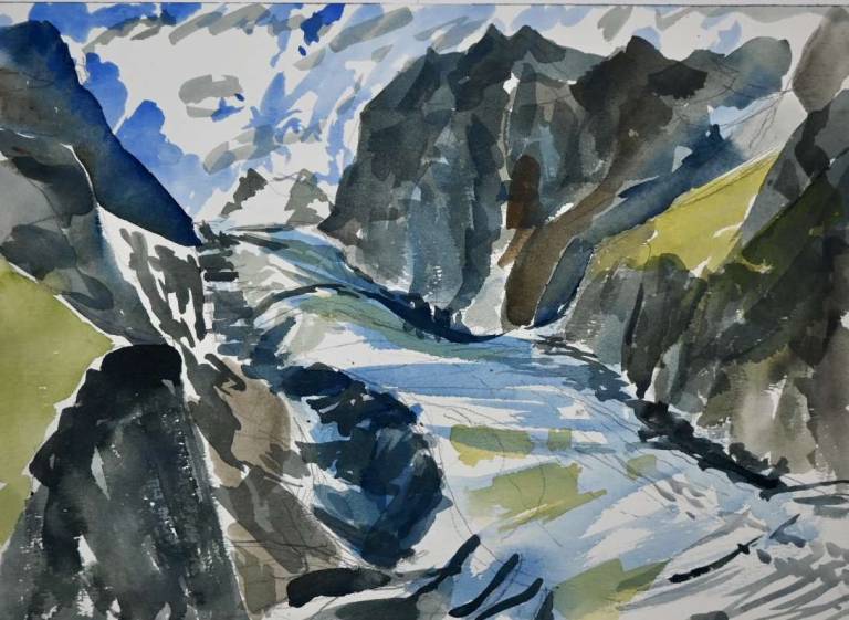 The Glacier de Saleina, Prix de Fort 1988 - Tom Cross