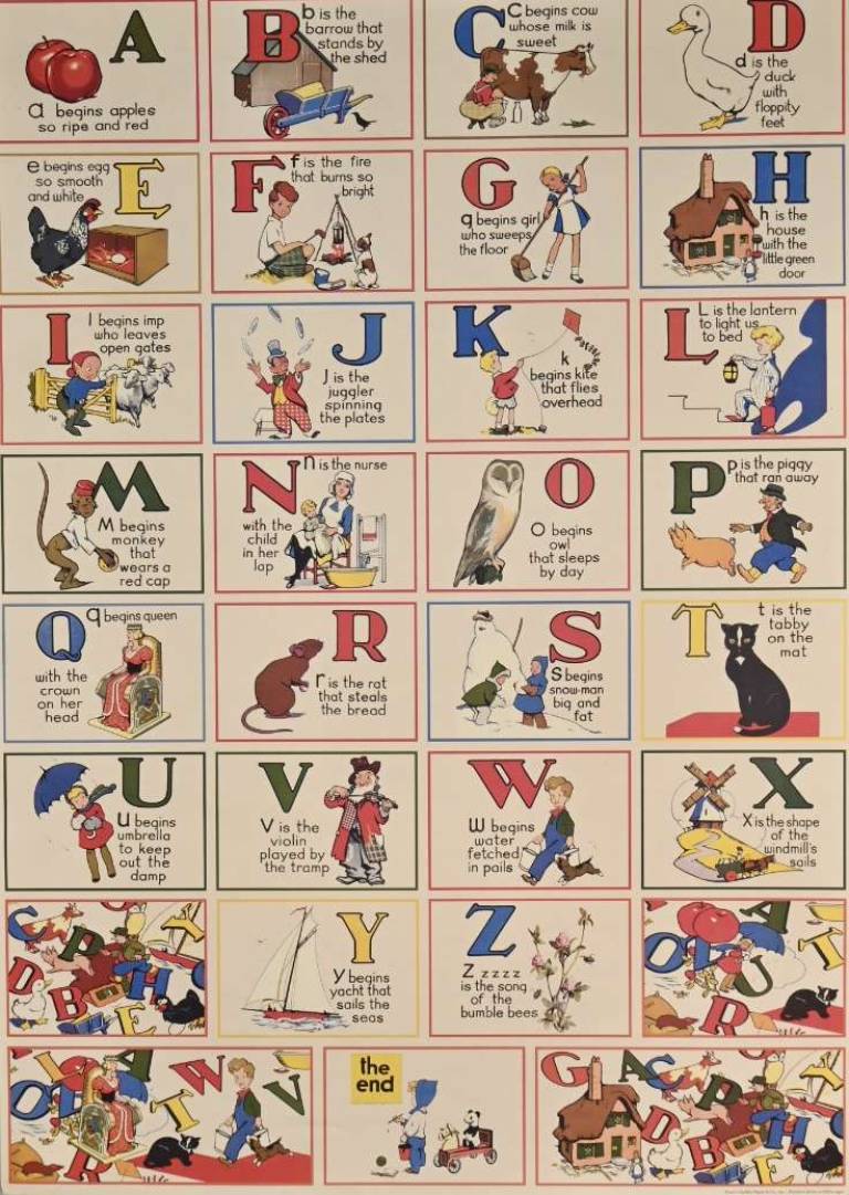 Alphabet poster - Tom Cross