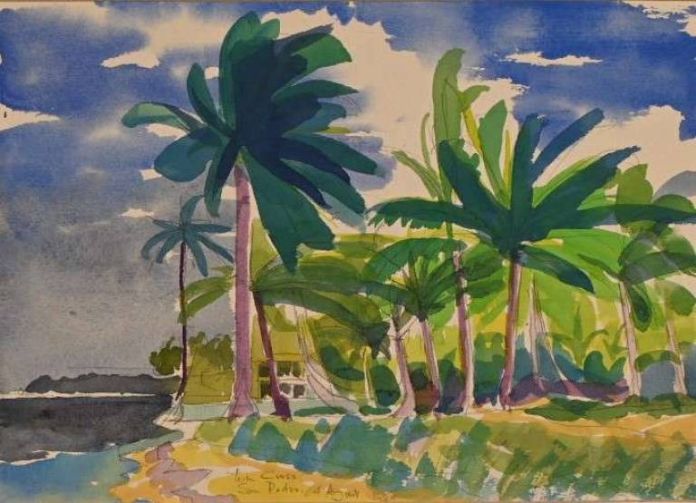 San Pedro - palms 1984 - Tom Cross