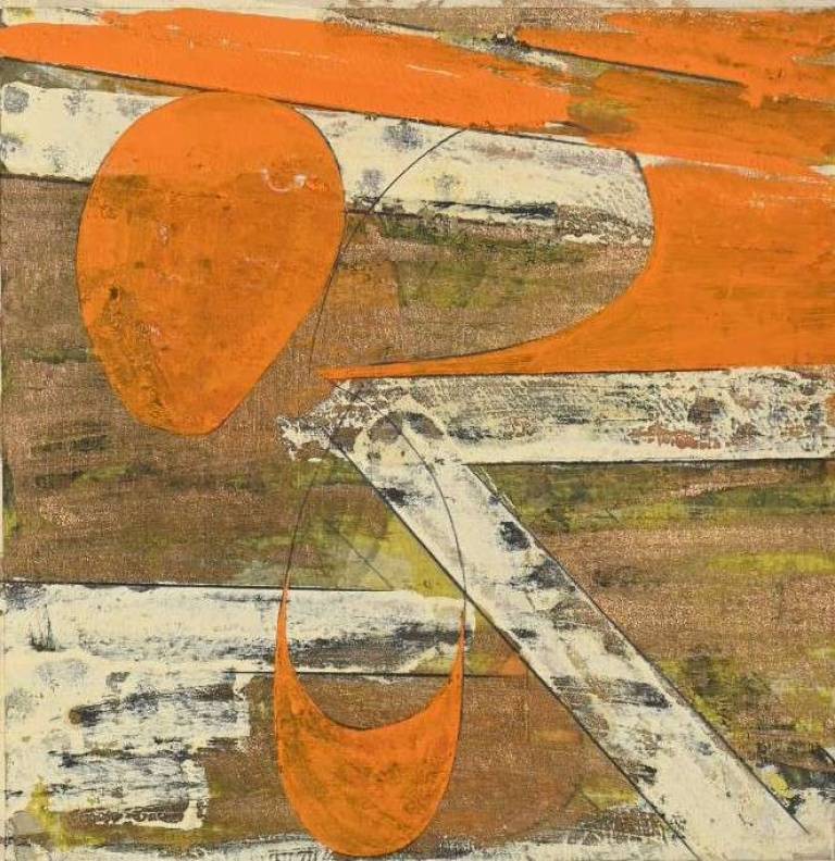 Orange and Gold Landscape 1963 - Tom Cross