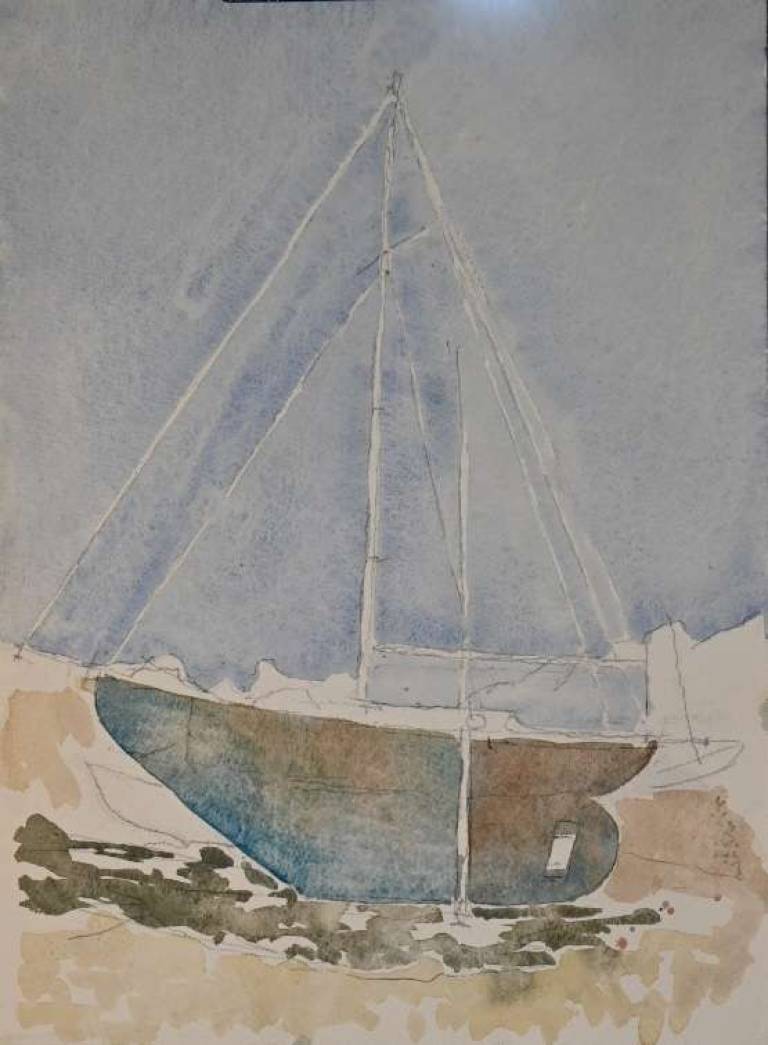 Untitled [Boat Drying Out 1979] - Tom Cross