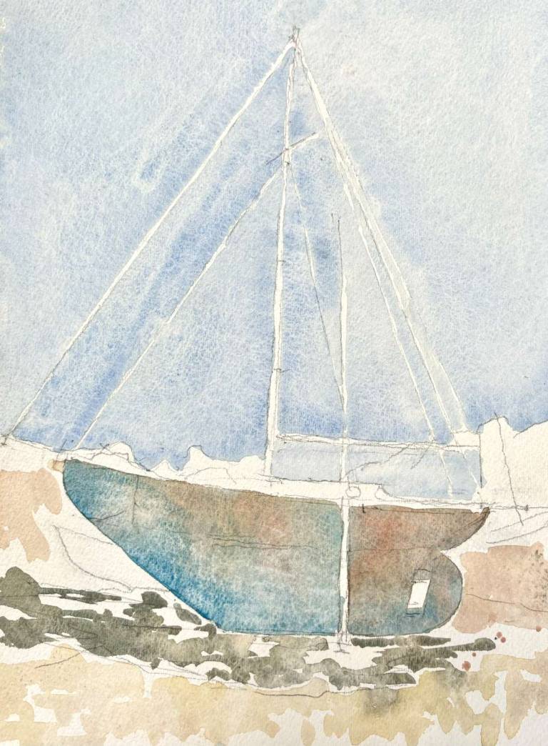 Untitled [Boat Drying Out 1979] - Tom Cross