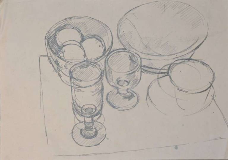 Untitled [Still Life Glasses 1979] - Tom Cross